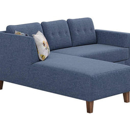 Azul 5 seater Left-Side L Shape Fabric Sofa Set - WoodenTwist