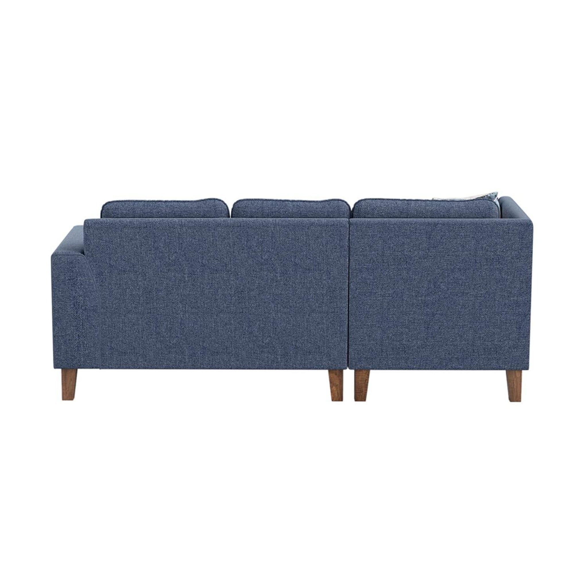 Azul 5 seater Left-Side L Shape Fabric Sofa Set - WoodenTwist