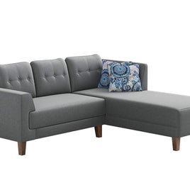 Azul 5 seater Left-Side L Shape Fabric Sofa Set - WoodenTwist