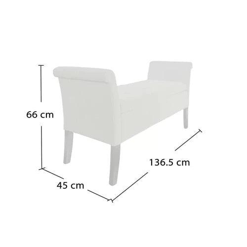 Handmade Exclusive Modern Design Wooden Bench with Storage (Walnut Legs) - WoodenTwist