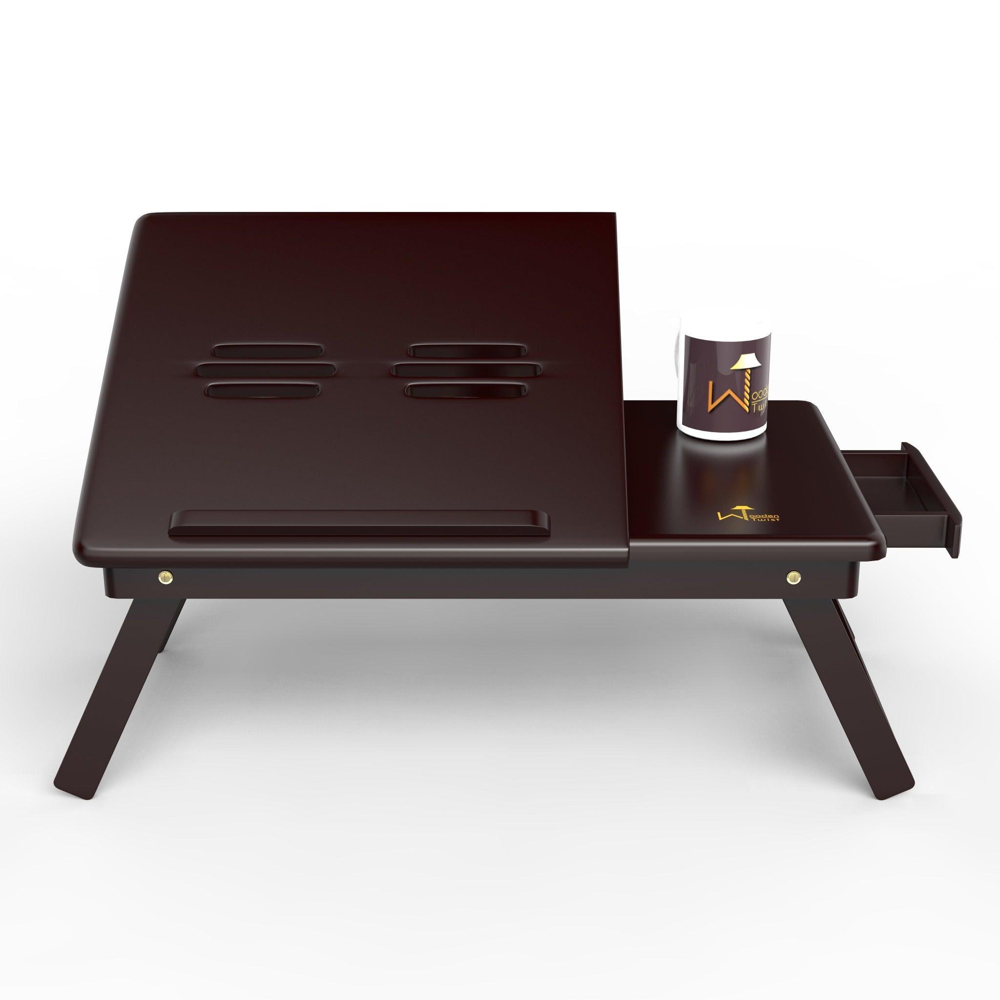 wooden laptop table
