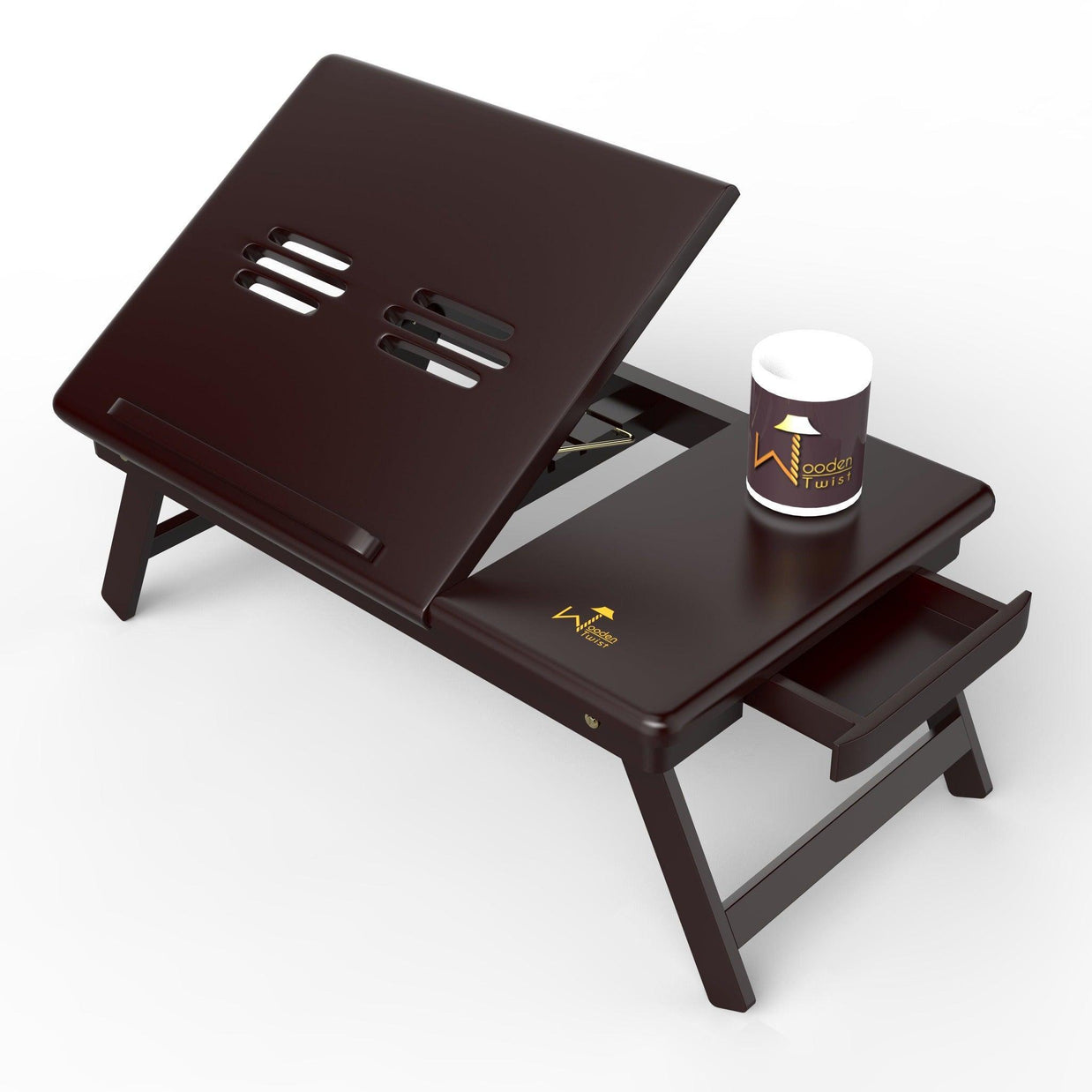 Wooden High Quality Laptop Table Foldable Laptop Table - WoodenTwist