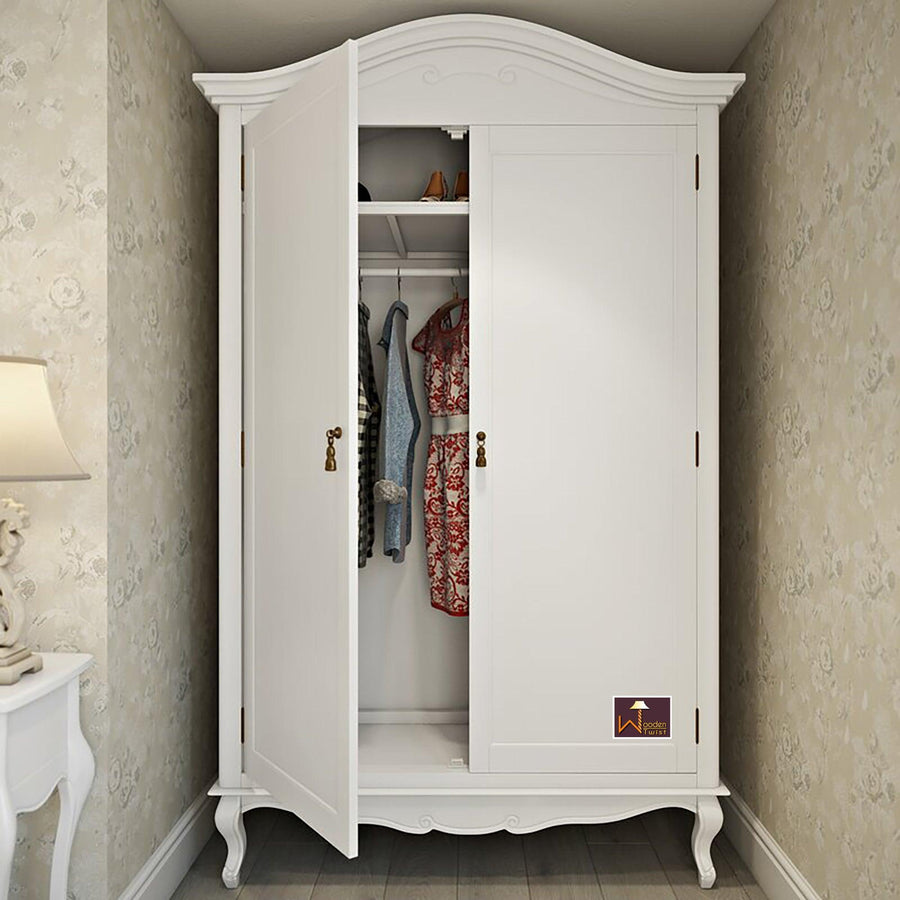 Antique White, Champagne-Toned Finish