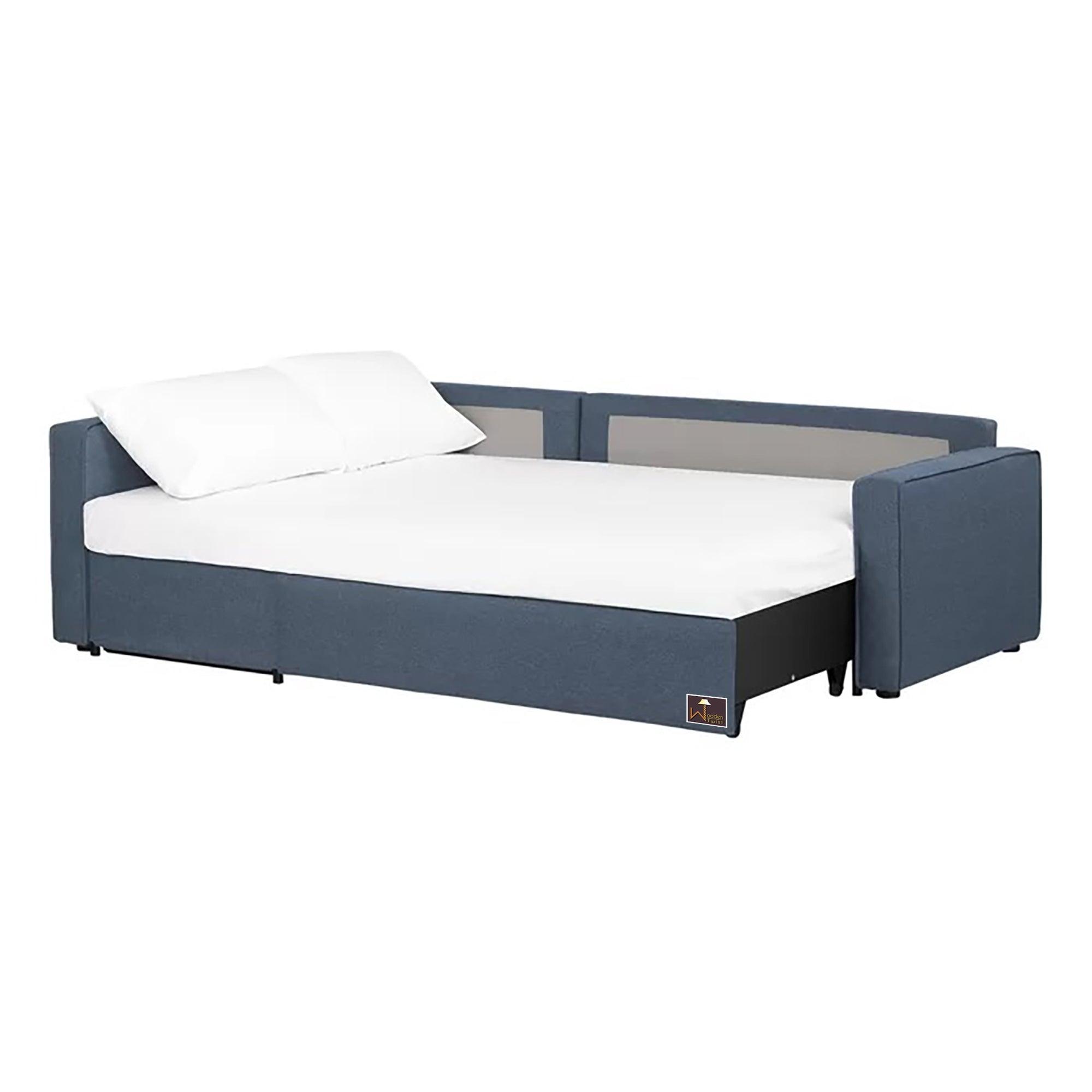 Wide 5 Seater L-Shape Sofa Bed with Comfort Cushion - WoodenTwist