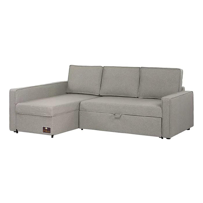 Wide 5 Seater L-Shape Sofa Bed with Comfort Cushion - WoodenTwist