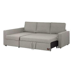 Wide 5 Seater L-Shape Sofa Bed with Comfort Cushion - WoodenTwist