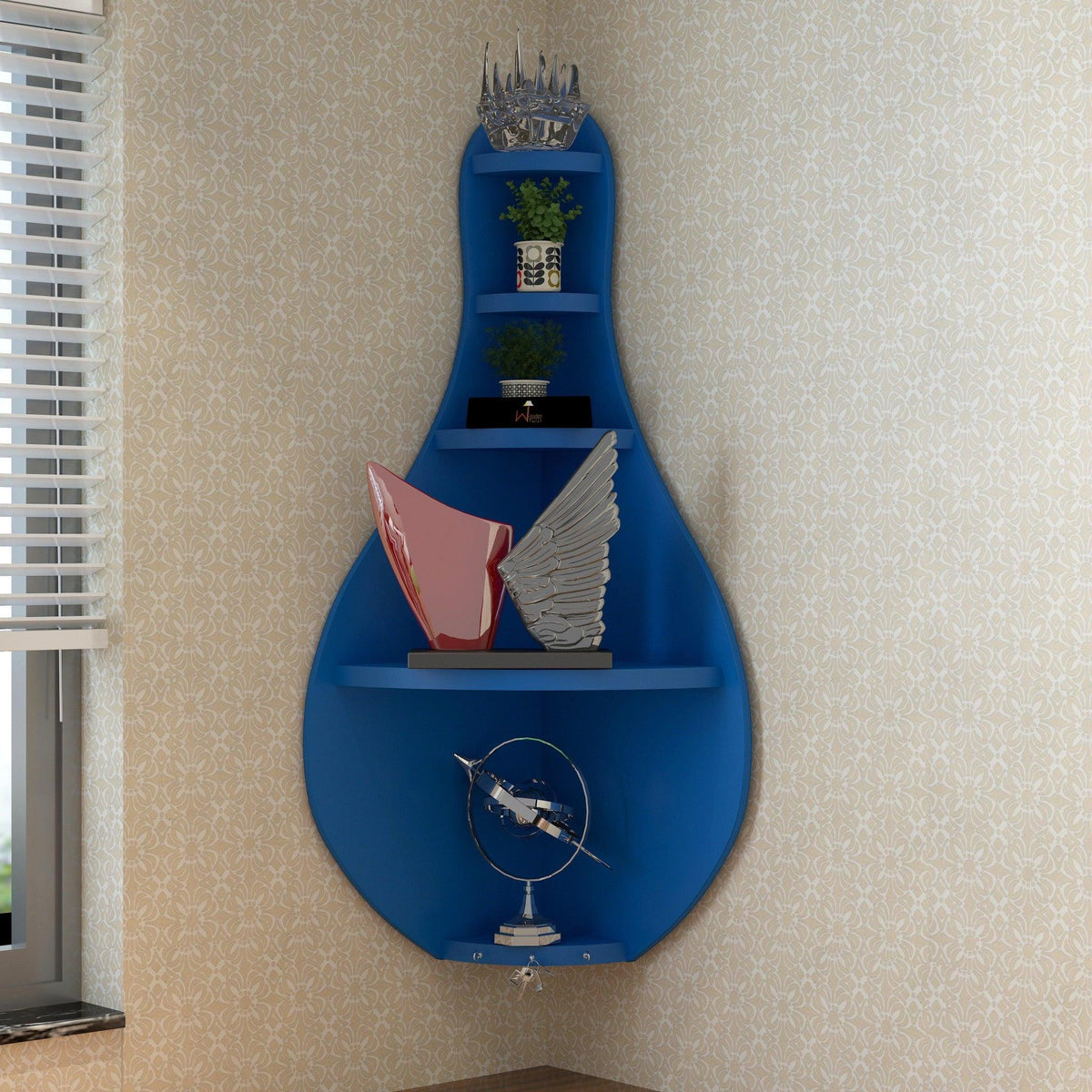Fresca Premium Large Wooden Corner Wall Shelf - WoodenTwist