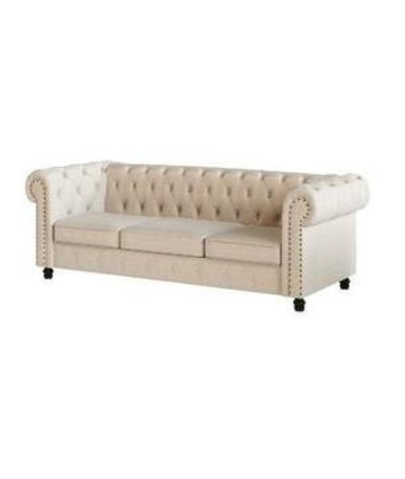 Chesterfield Destro Premium Living Room Sofa Set - WoodenTwist