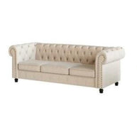 Chesterfield Destro Premium Living Room Sofa Set - WoodenTwist