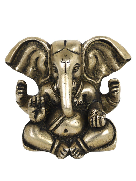 Ganesh 4 Hands Idol - WoodenTwist