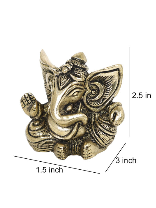 Ganesh 2 Hands Idol - WoodenTwist