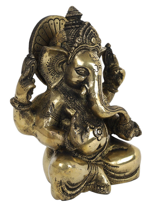 Ganesh 4 Hands Big - WoodenTwist
