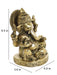 Big Ganesh 4 Hands Round Base - WoodenTwist