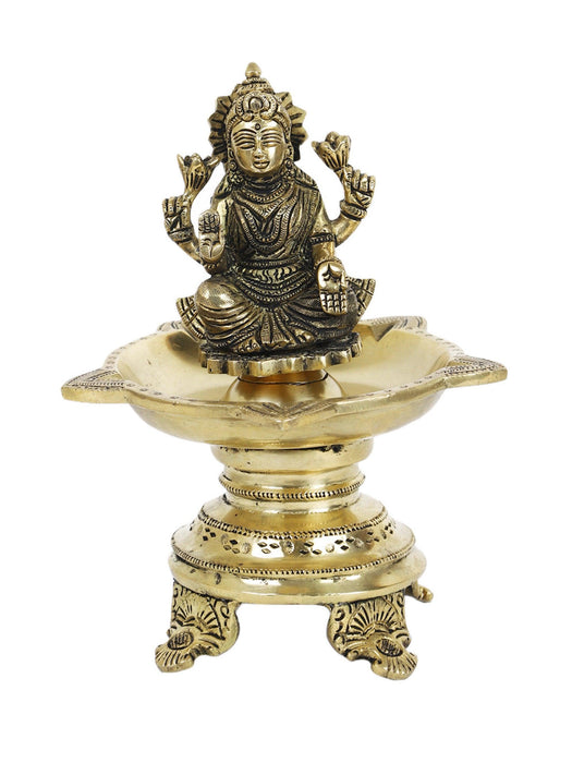 Laxmi Diya Lamp - WoodenTwist