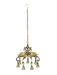 Parrot Chain Hanging Diya With Bell - WoodenTwist