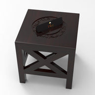 Handcrafted Wooden Square Stool - WoodenTwist