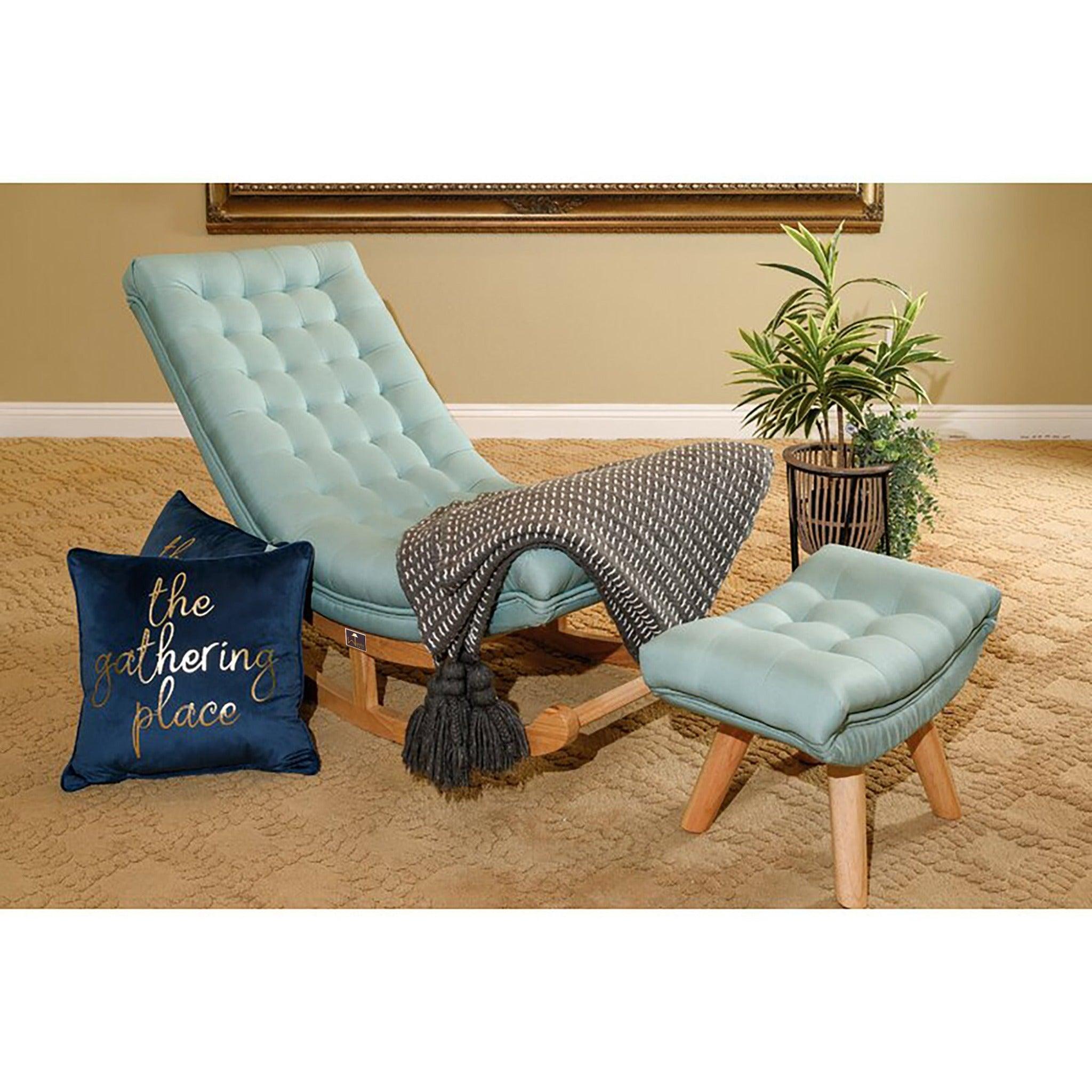 Recliner Lounger Wooden Manton Rocking Chair