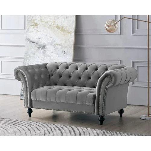 Modern Chesterfield 2 Seater Sofa - WoodenTwist
