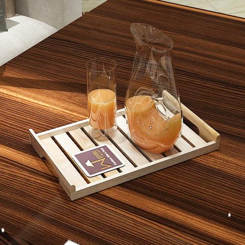 Fine Teak Wood Serving Tray - WoodenTwist