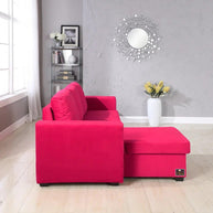Madera 5 Seater L-Shape Sofa Cum Bed with Comfort Cushion - WoodenTwist