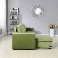Madera 5 Seater L-Shape Sofa Cum Bed with Comfort Cushion - WoodenTwist