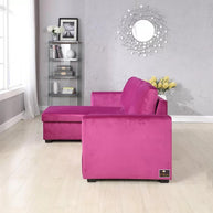 Madera 5 Seater L-Shape Sofa Cum Bed with Comfort Cushion - WoodenTwist