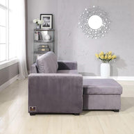 Madera 5 Seater L-Shape Sofa Cum Bed with Comfort Cushion - WoodenTwist