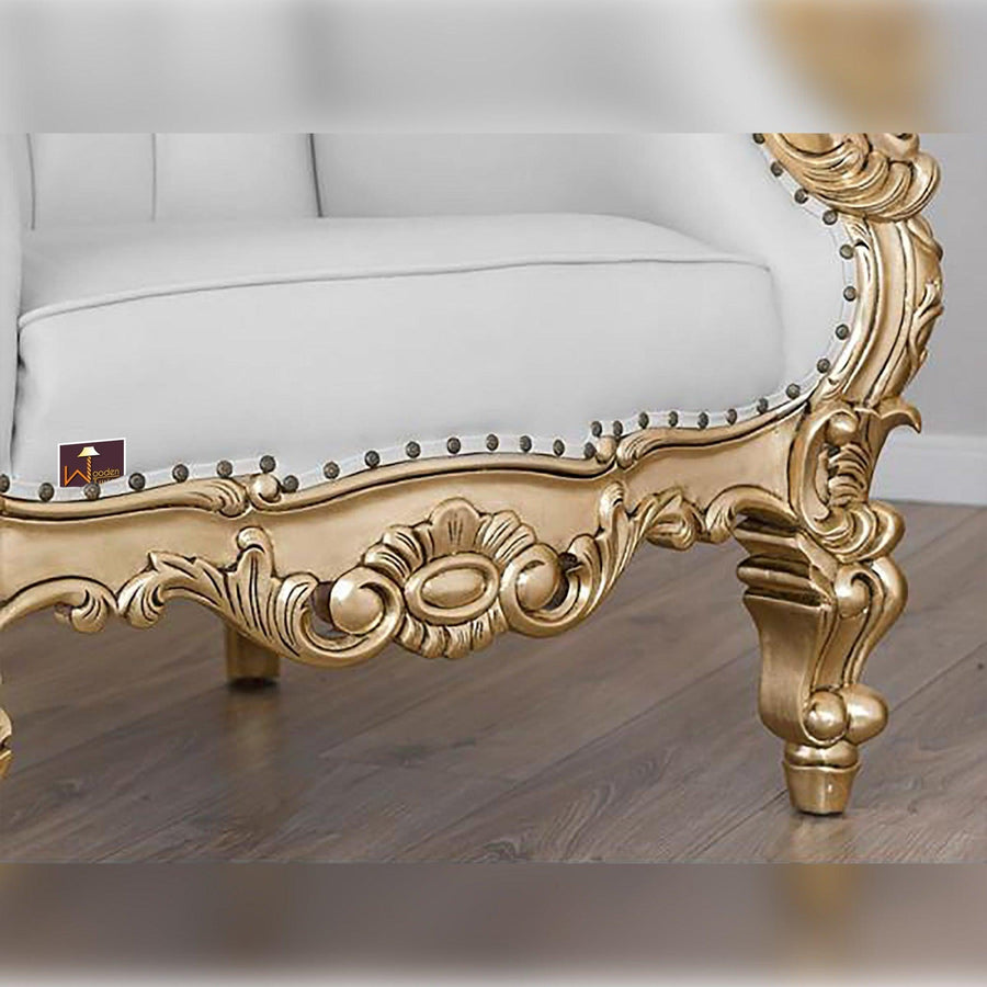 Gold Leaf, Crystal Buttons