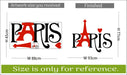 Wall Sticker "Love Paris" Decorative wall Sticker - WoodenTwist