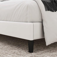 Modern Platform Queen Size Bed (Teak Wood) - WoodenTwist