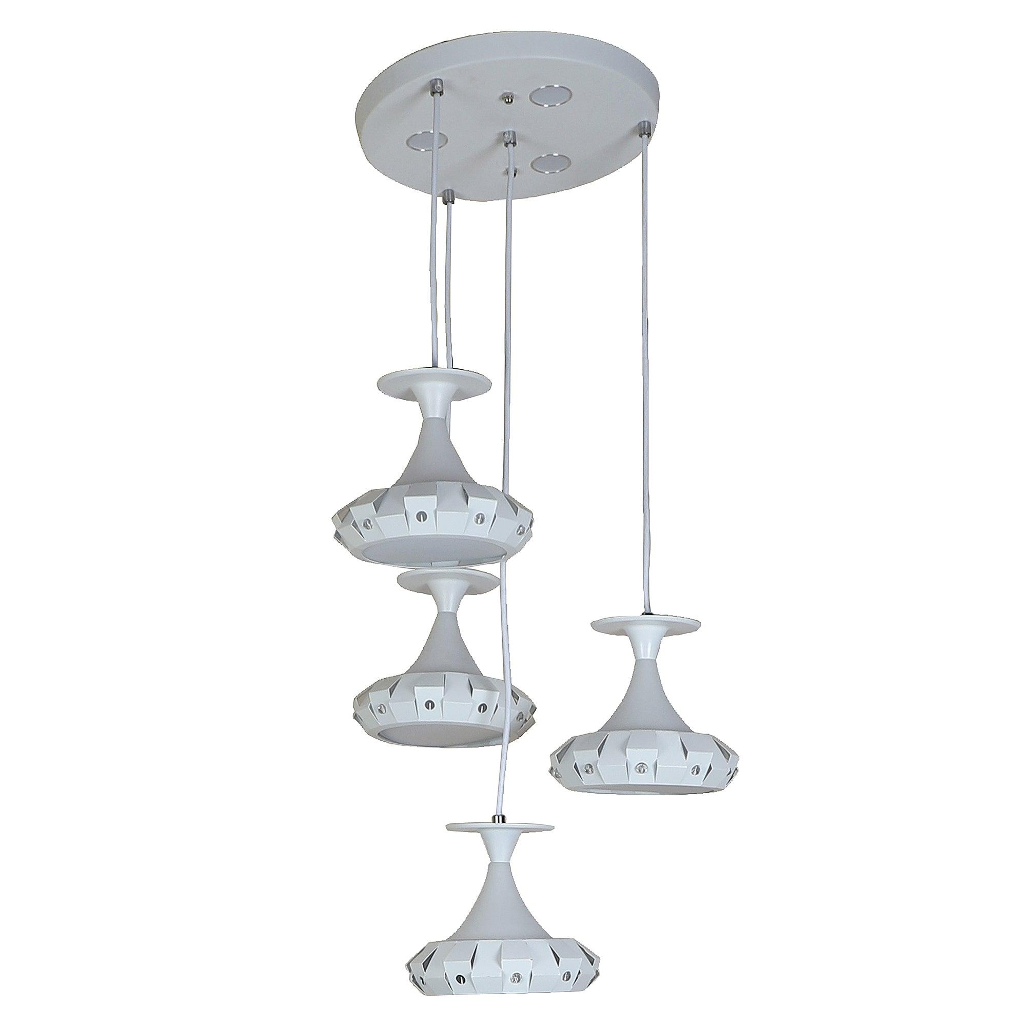 Stylish & Classy White Iron Hanging Lights - WoodenTwist