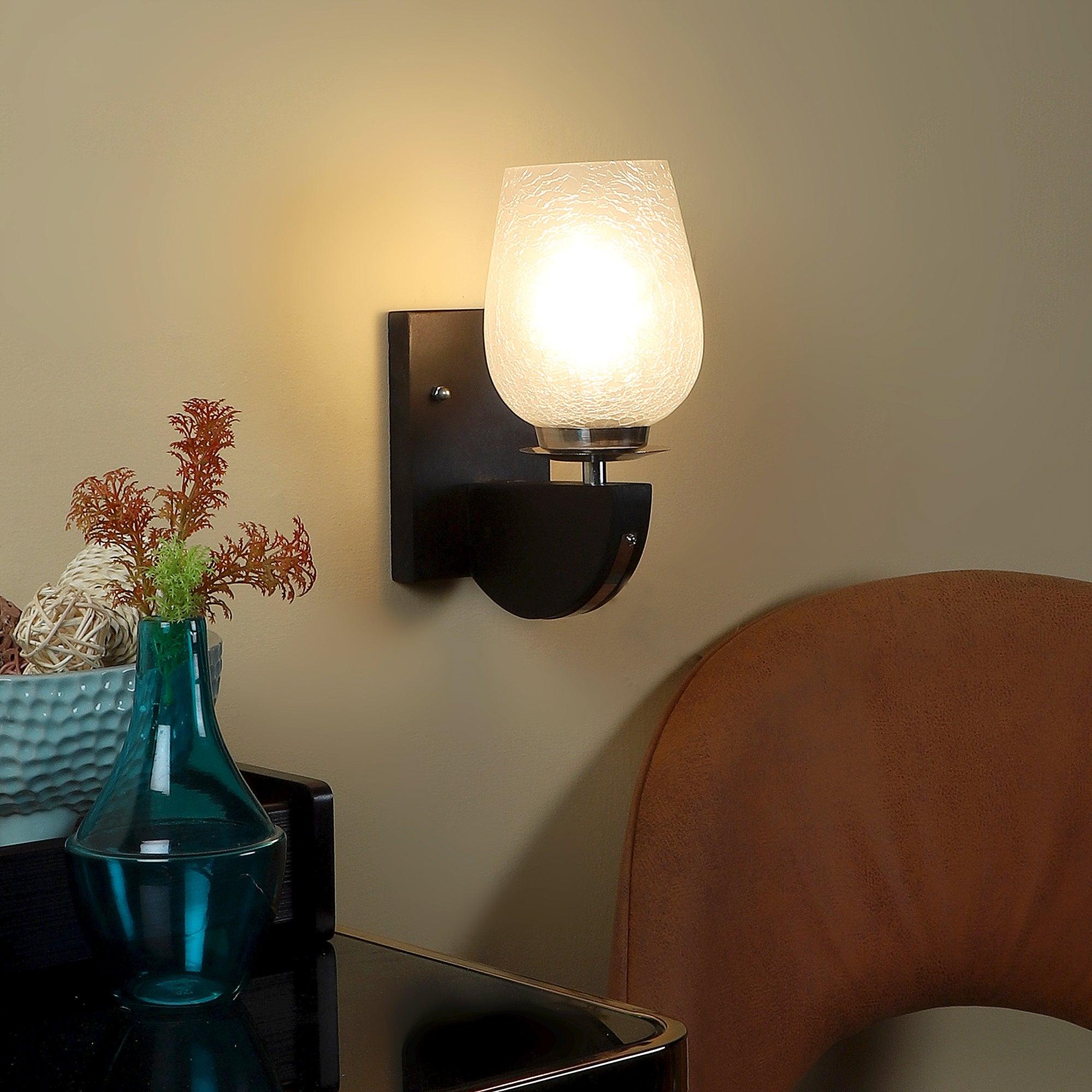 Stylish & classy Brown Mdf Wall Light - WoodenTwist