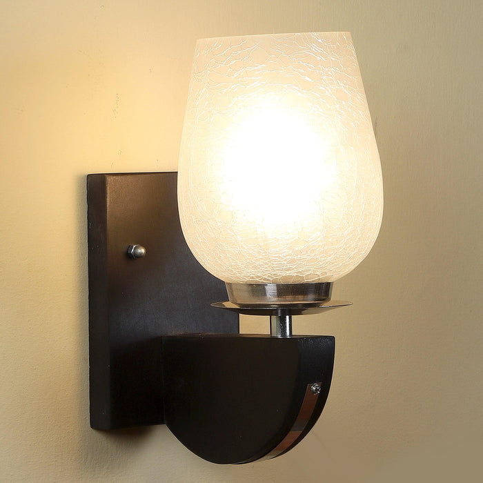 Stylish & classy Brown Mdf Wall Light - WoodenTwist