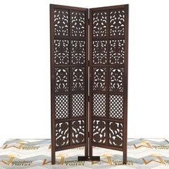 Solid Wood Room Divider (2 Panels) - WoodenTwist