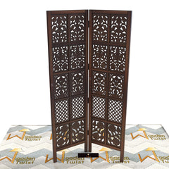 Solid Wood Room Divider (2 Panels) - WoodenTwist