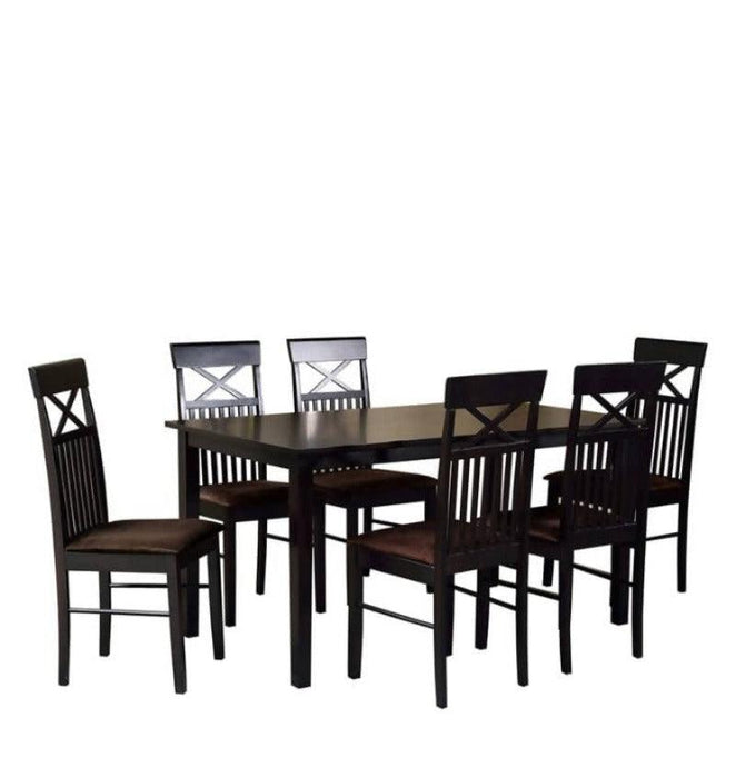 Solid Wood Dinning Table Set (6 Seater) - WoodenTwist