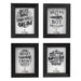 Motivational And Inspiring Quotes Wooden Wall Photo Frame For Gifts Home Decorative Office (Set of 4) - WoodenTwist