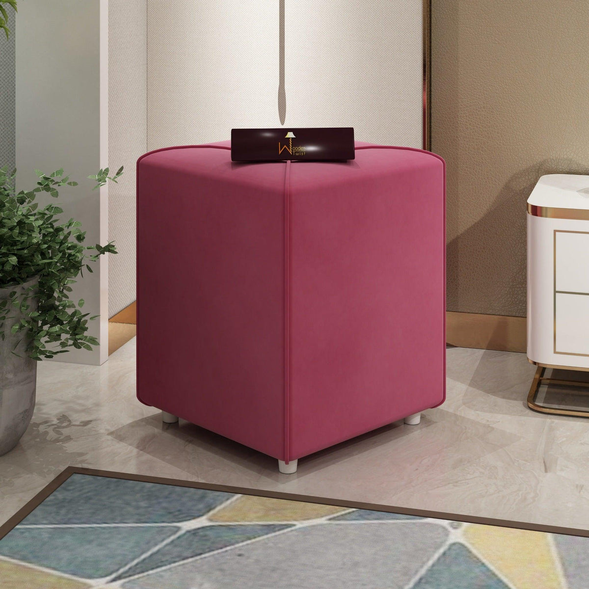 A Compact Ottoman That Fits Any Corner