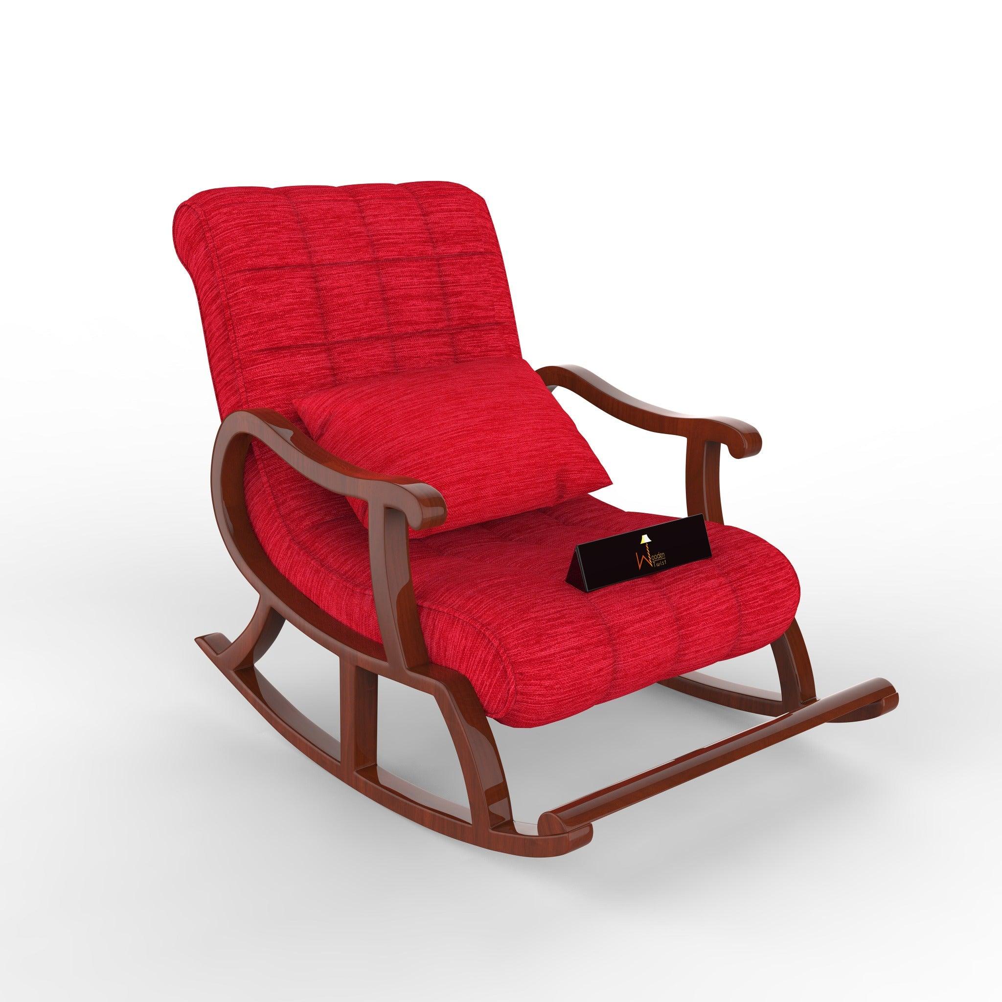 Recliner Rocking Chair In Premium - WoodenTwist