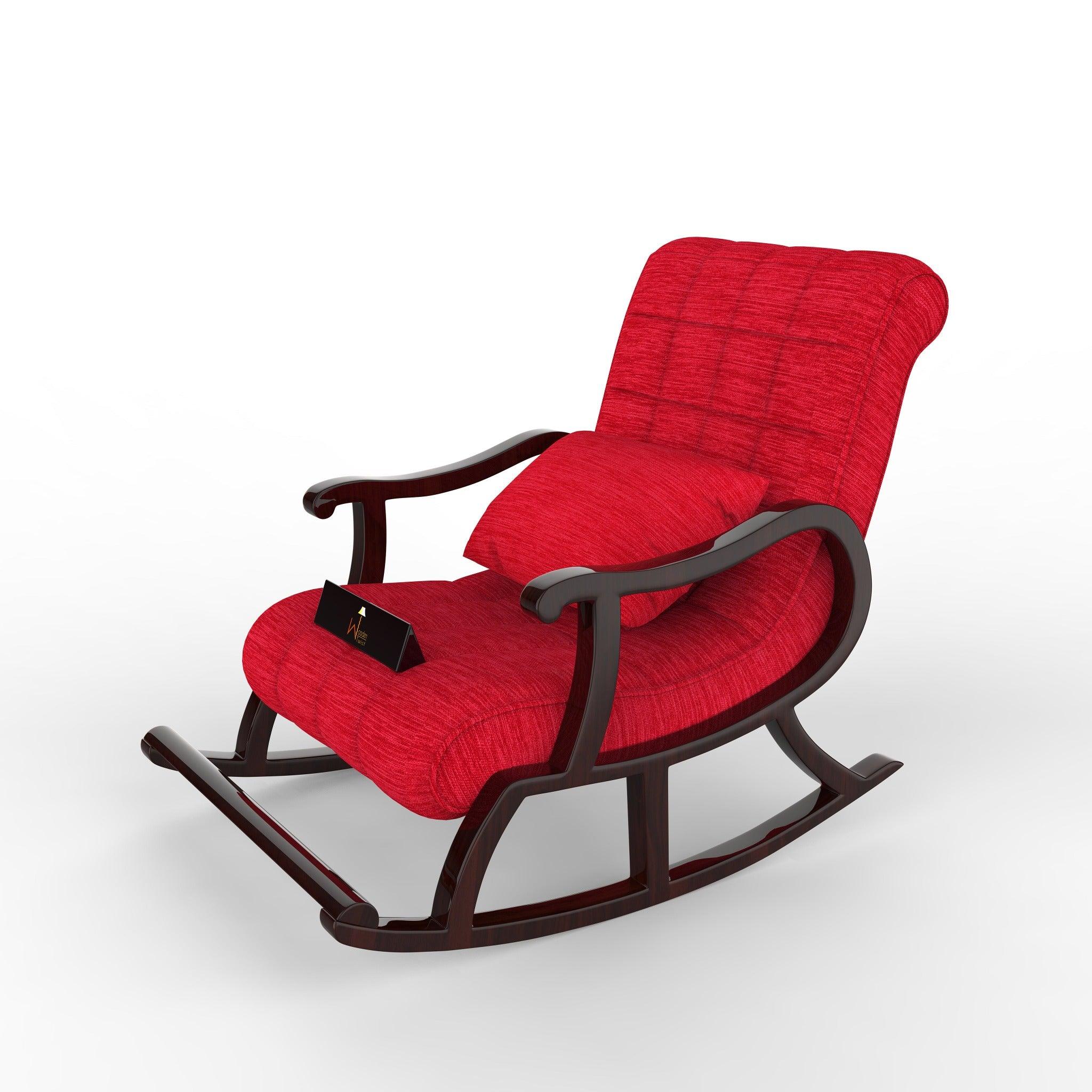 Recliner Rocking Chair In Premium - WoodenTwist