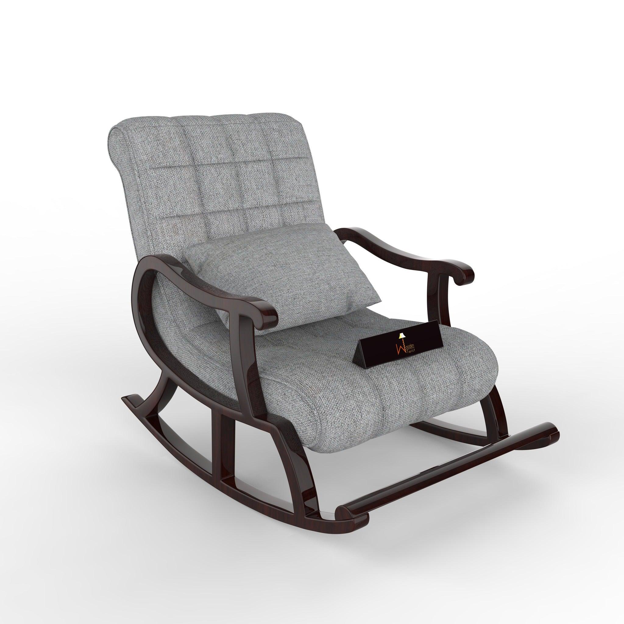 Recliner Rocking Chair In Premium - WoodenTwist