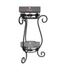 Metal Flower Pot Stand‎ (Black)