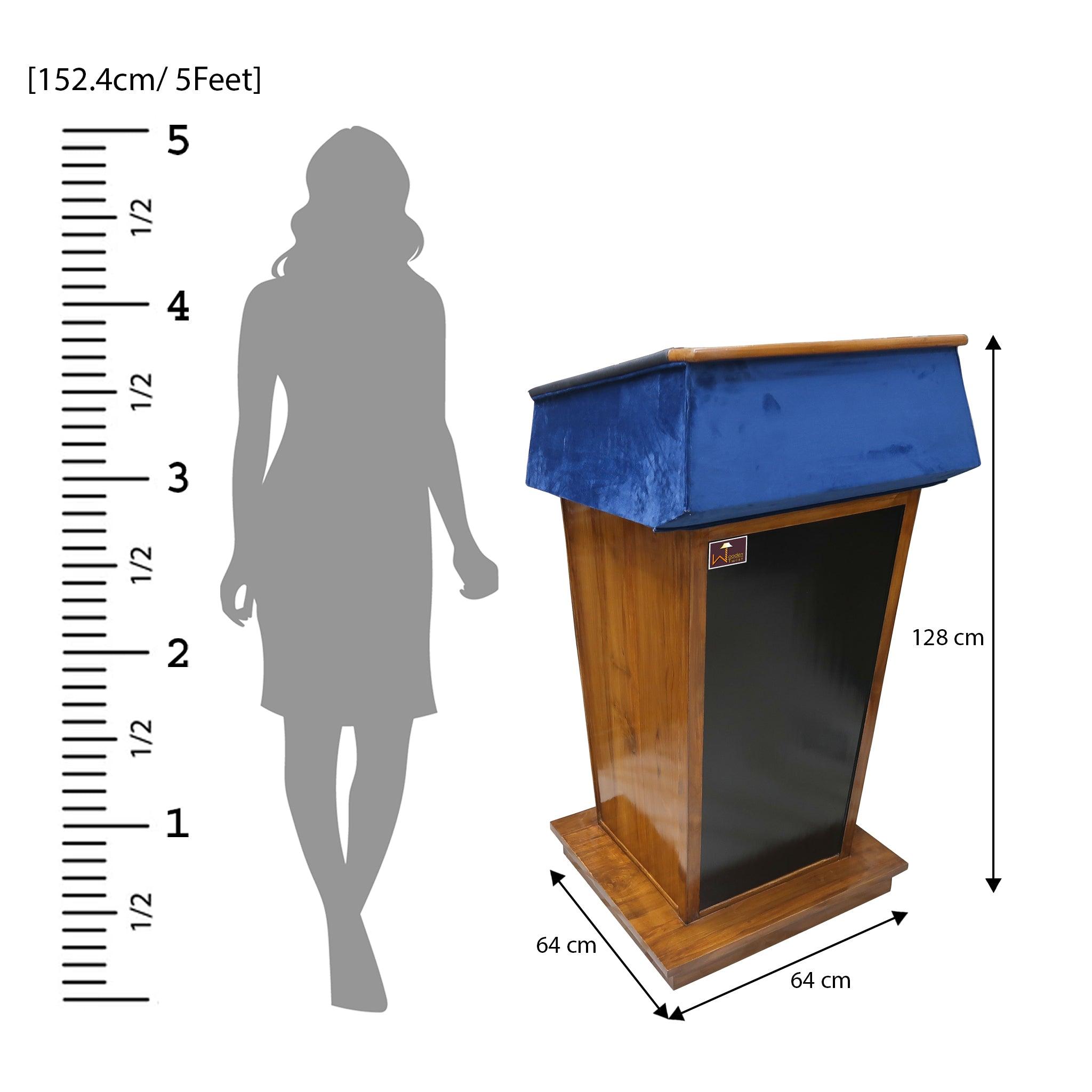 Wooden Handmade Presidential Podium (Teak Wood) - WoodenTwist