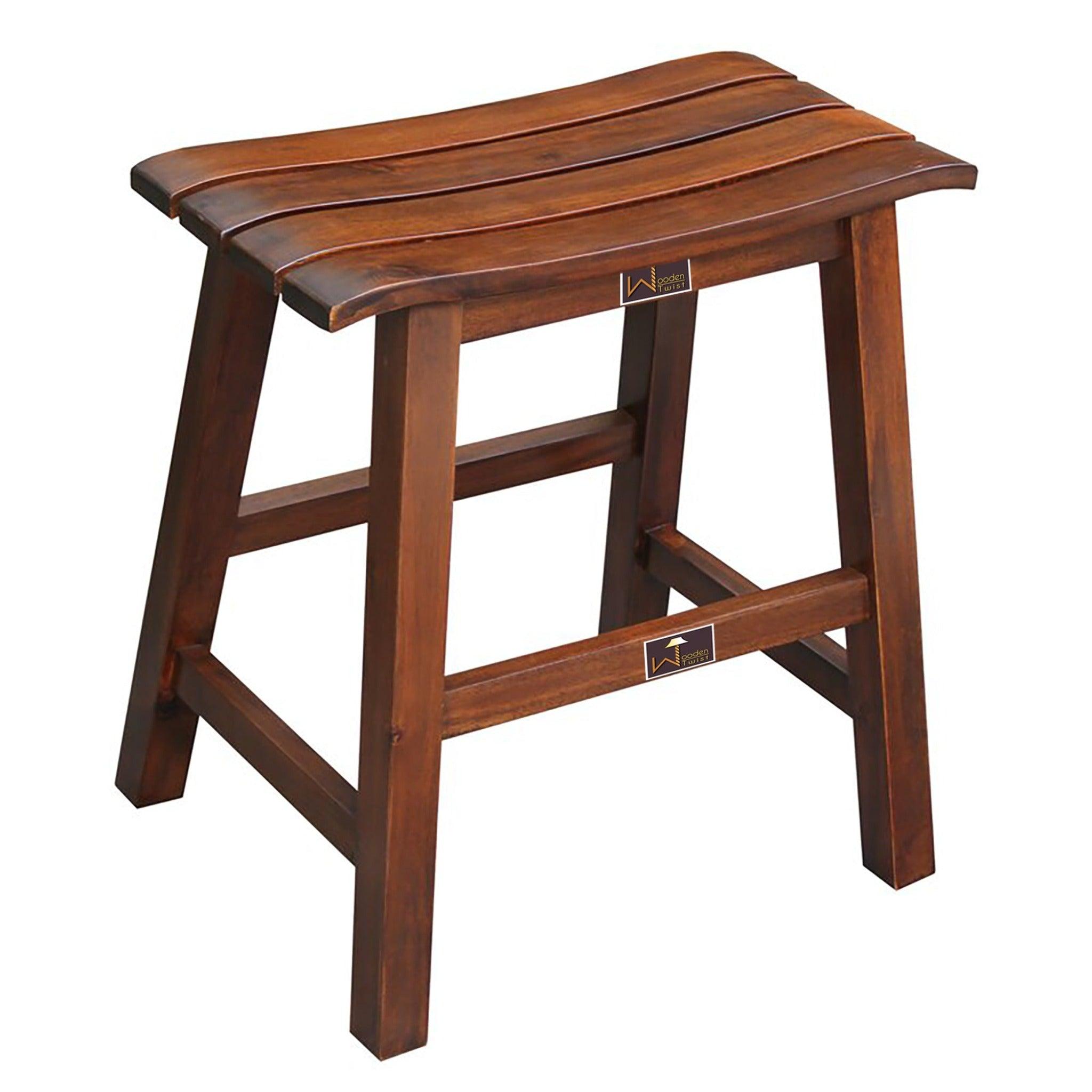 Classic Solid Wood Bar Stool - WoodenTwist