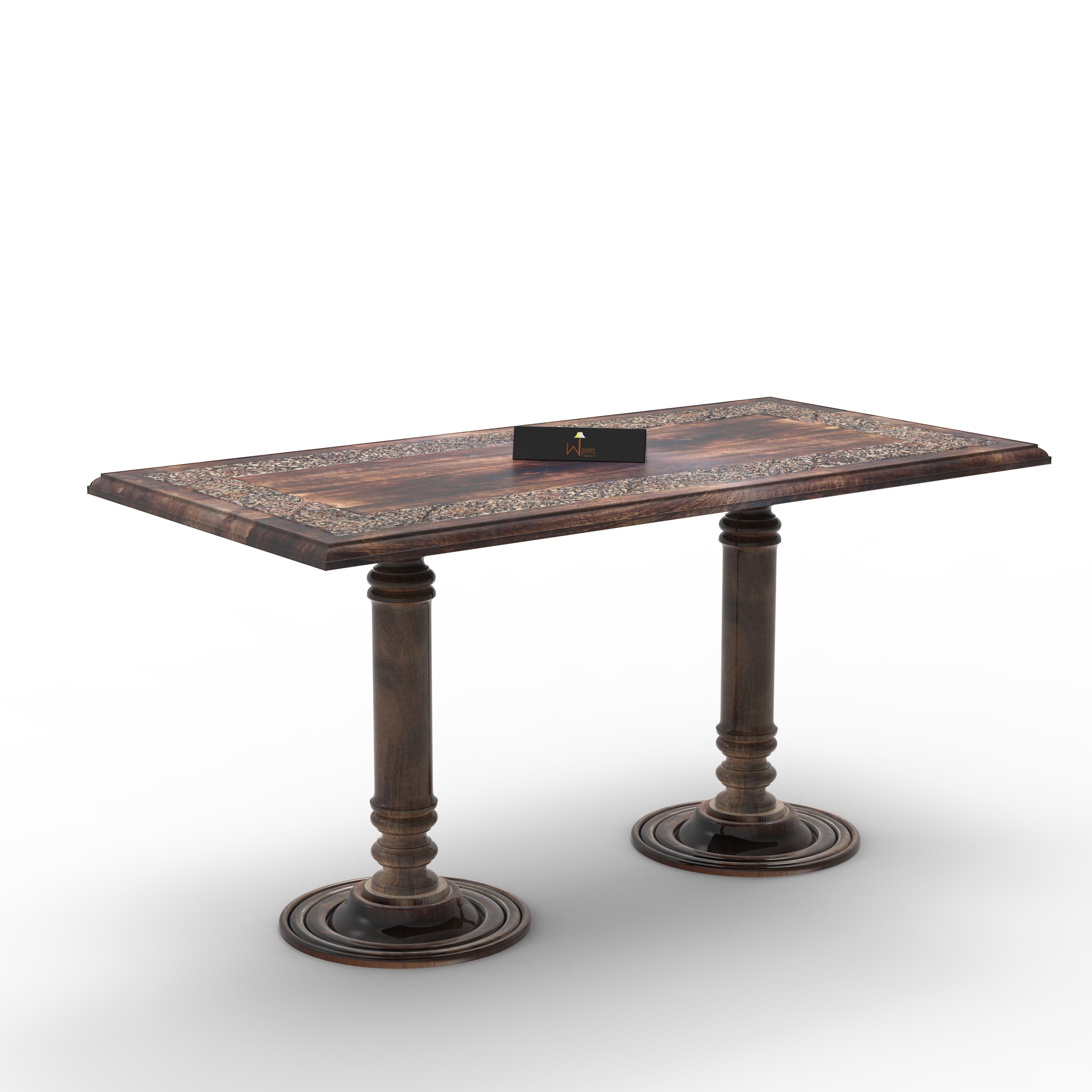 Wooden Twist Sculpte Hand Carved Solid Wood Coffee Table - WoodenTwist