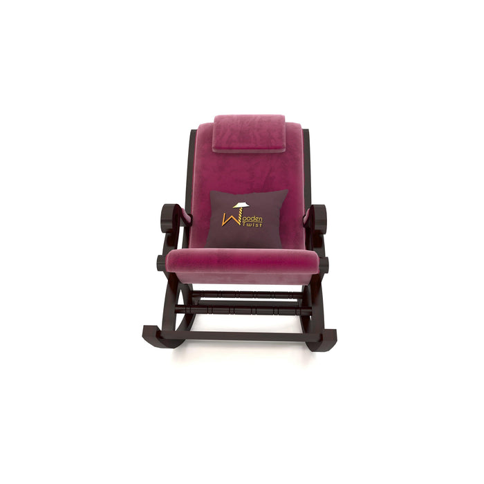 Mecedora Premium Sheesham Wood Rocking Chair