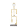 Wooden Robot Shaped LED Lamp (Pinewood)