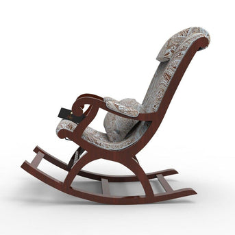 Azure Premium Sheesham Wood Rocking Chair (Honey Finish) - WoodenTwist