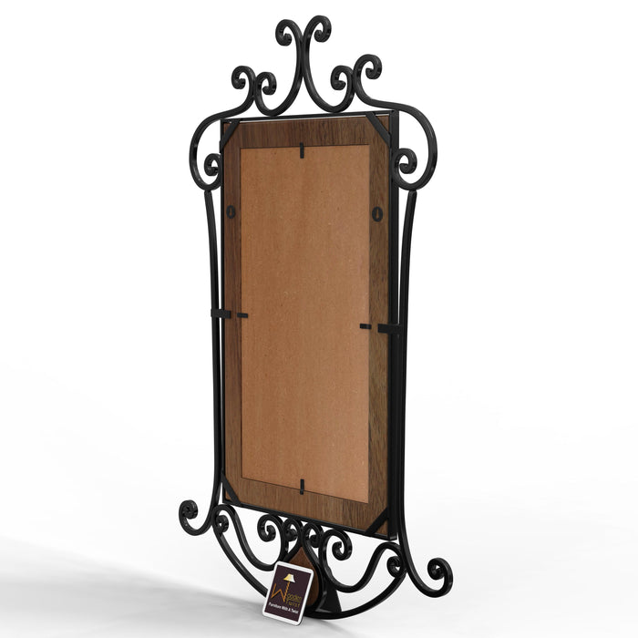 Antique Design Wooden Wall Mirror - WoodenTwist