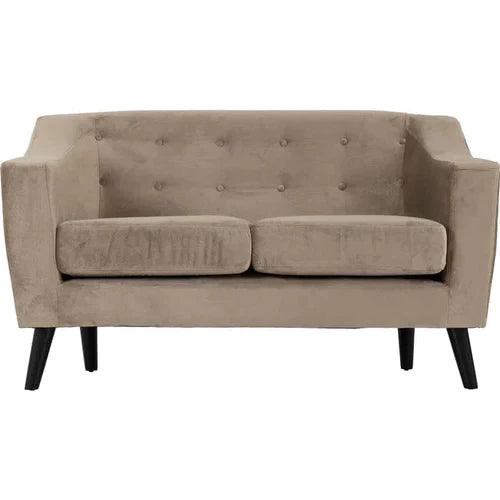 Modern Style Loveseat 2 Seater Sofa - WoodenTwist